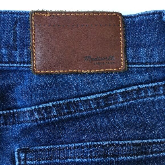 Madewell Skinny Jeans Dark Wash Zip Cuffs Size 25 - Picture 5 of 9